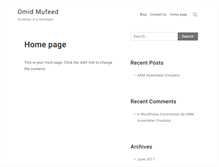 Tablet Screenshot of omidmufeed.com